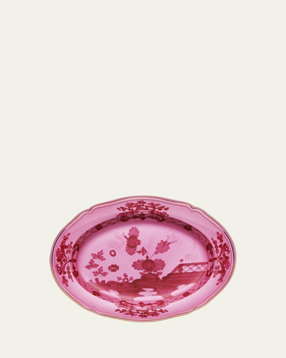 Oriente Italiano Oval Platter, Porpora